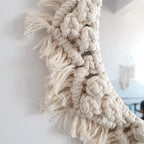 Decorative Macrame Wall Mirror Model Vrwc | Kelmera