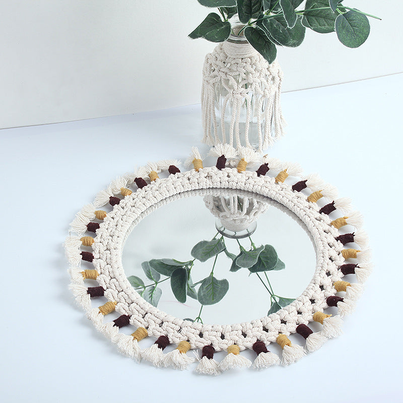 Decorative Macrame Wall Mirror Model Vrwc | Kelmera