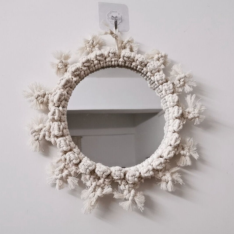 Decorative Macrame Wall Mirror Model Vrwc | Kelmera
