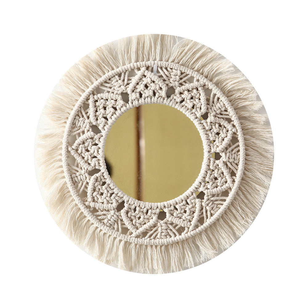 Decorative Macrame Wall Mirror Model Vrwc | Kelmera
