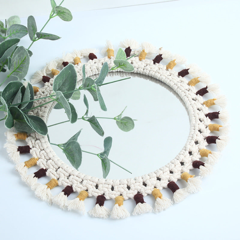Decorative Macrame Wall Mirror Model Vrwc | Kelmera