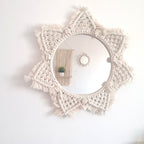 Decorative Macrame Wall Mirror Model Vrwc | Kelmera