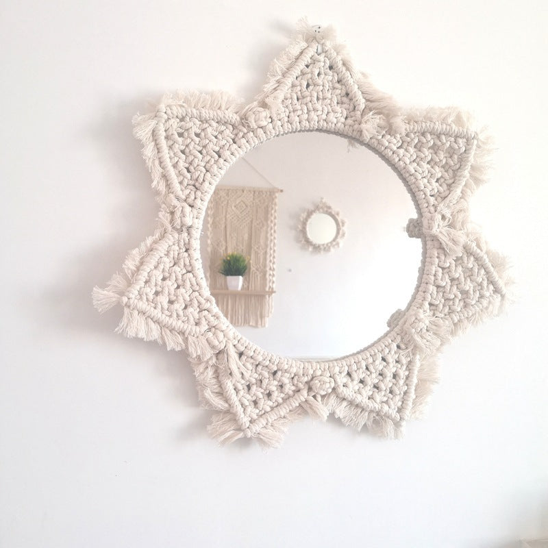 Decorative Macrame Wall Mirror Model Vrwc | Kelmera