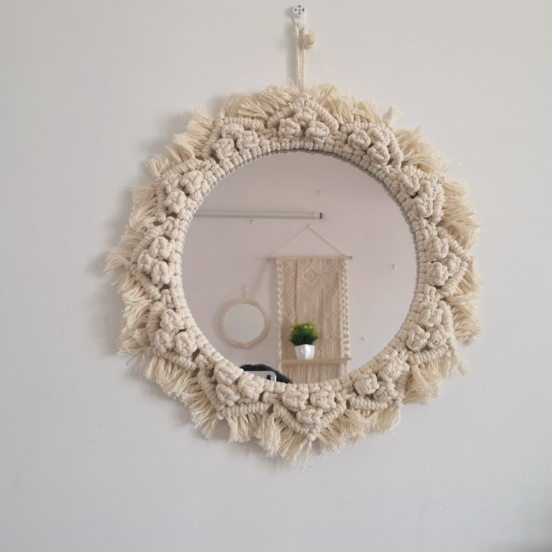 Decorative Macrame Wall Mirror Model Vrwc | Kelmera