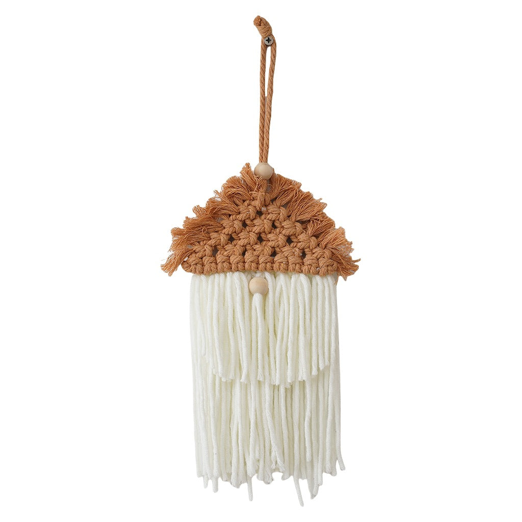 Decorative Macrame Wall Ornament Angel Green | Kelmera