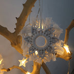 Decorative Macrame Wall Ornament Angel Green | Kelmera