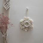 Decorative Macrame Wall Ornament Angel Green | Kelmera