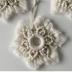 Decorative Macrame Wall Ornament Angel Green | Kelmera