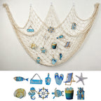 Decorative Macrame Wall Tapestry Cream White Sky Blue | Kelmera