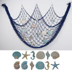 Decorative Macrame Wall Tapestry Cream White Sky Blue | Kelmera