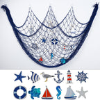 Decorative Macrame Wall Tapestry Cream White Sky Blue | Kelmera