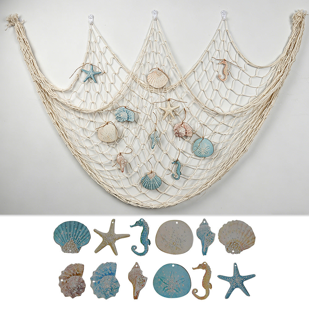 Decorative Macrame Wall Tapestry Cream White Sky Blue | Kelmera