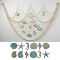 Decorative Macrame Wall Tapestry Cream White Sky Blue | Kelmera