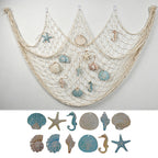 Decorative Macrame Wall Tapestry Cream White Sky Blue | Kelmera