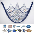 Decorative Macrame Wall Tapestry Cream White Sky Blue | Kelmera