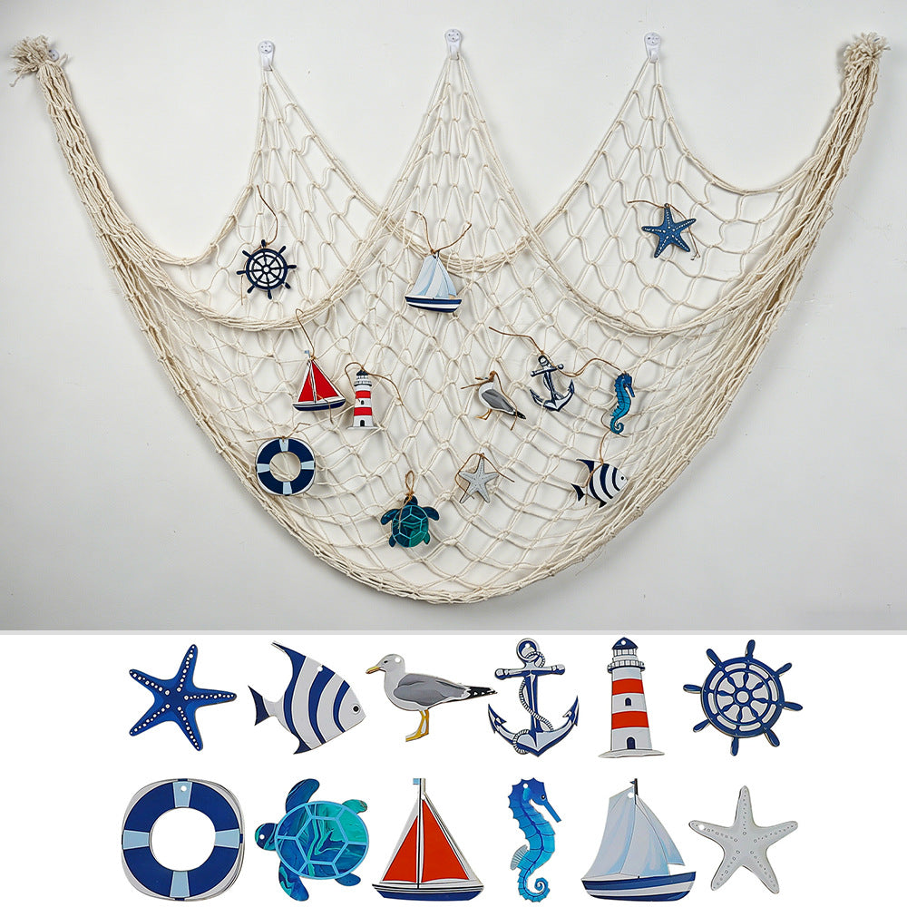 Decorative Macrame Wall Tapestry Cream White Sky Blue | Kelmera