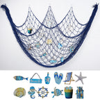 Decorative Macrame Wall Tapestry Cream White Sky Blue | Kelmera