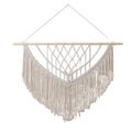 Decorative Macrame Wall Tapestry Off White | Kelmera
