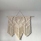 Decorative Macrame Wall Tapestry Red Orange | Kelmera