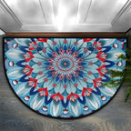 Decorative Mandala Patterned Entrance Mat | Kelmera