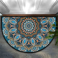 Decorative Mandala Patterned Entrance Mat | Kelmera