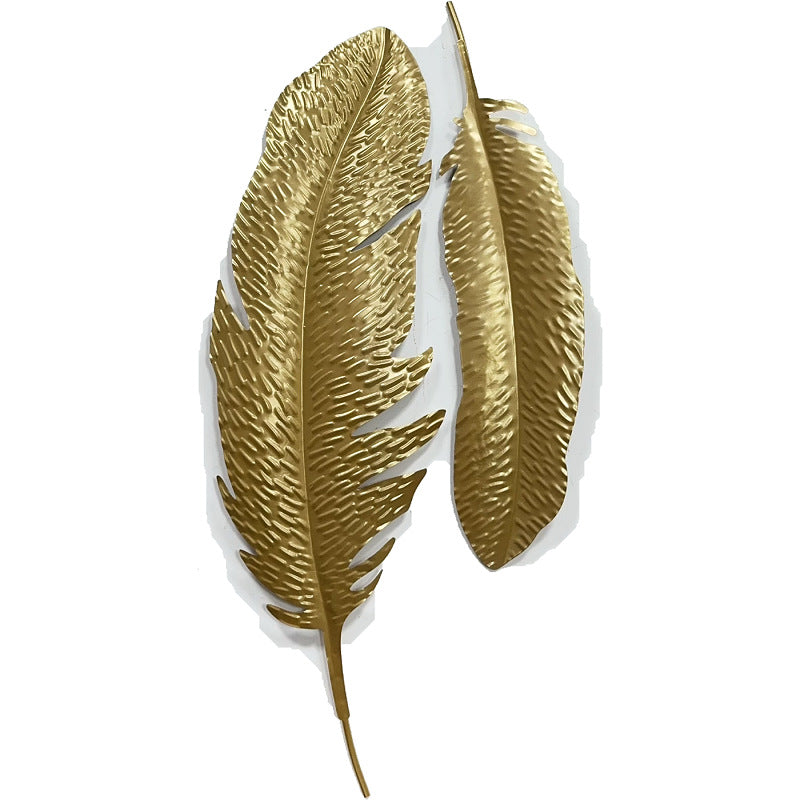 Decorative Metal Feather Wall Art | Kelmera