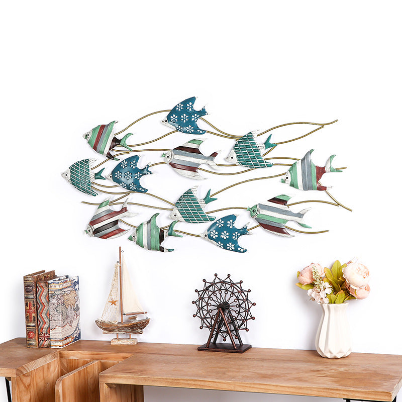 Decorative Metal Fish Wall Art | Kelmera