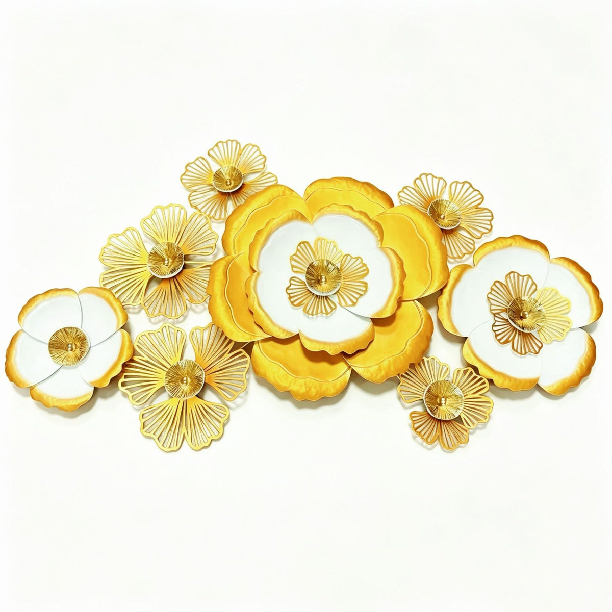 Decorative Metal Floral Wall Art Sculpture | Kelmera