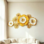 Decorative Metal Floral Wall Art Sculpture | Kelmera