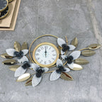 Decorative Metal Floral Wall Clock | Kelmera