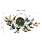 Decorative Metal Floral Wall Clock | Kelmera