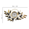 Decorative Metal Floral Wall Clock | Kelmera