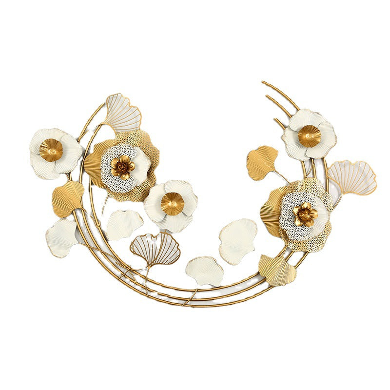 Decorative Metal Floral Wall Sculpture | Kelmera