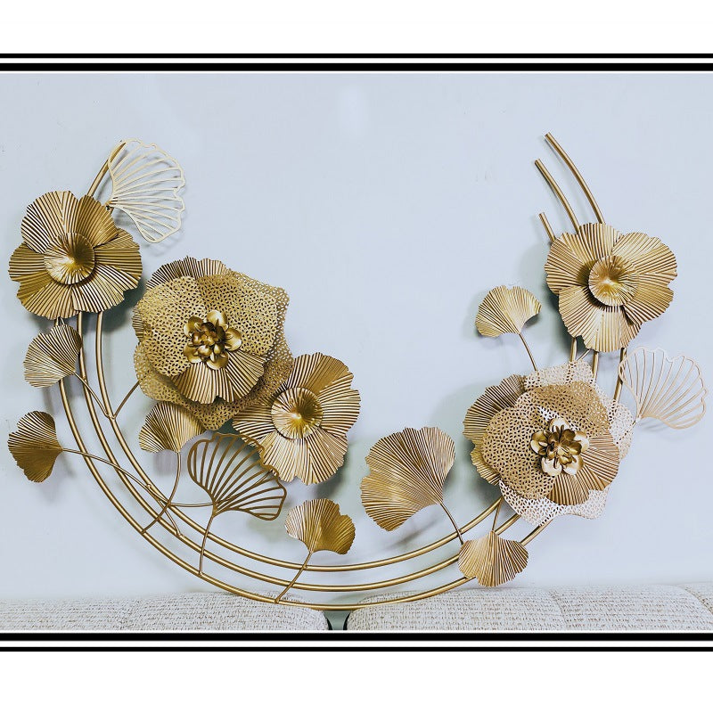 Decorative Metal Floral Wall Sculpture | Kelmera