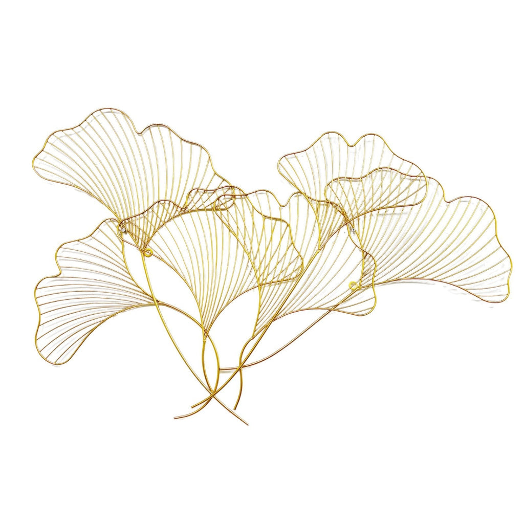Decorative Metal Ginkgo Leaf Wall Art | Kelmera