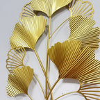 Decorative Metal Ginkgo Wall Sculpture | Kelmera