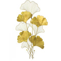Decorative Metal Ginkgo Wall Sculpture | Kelmera
