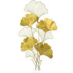 Decorative Metal Ginkgo Wall Sculpture | Kelmera