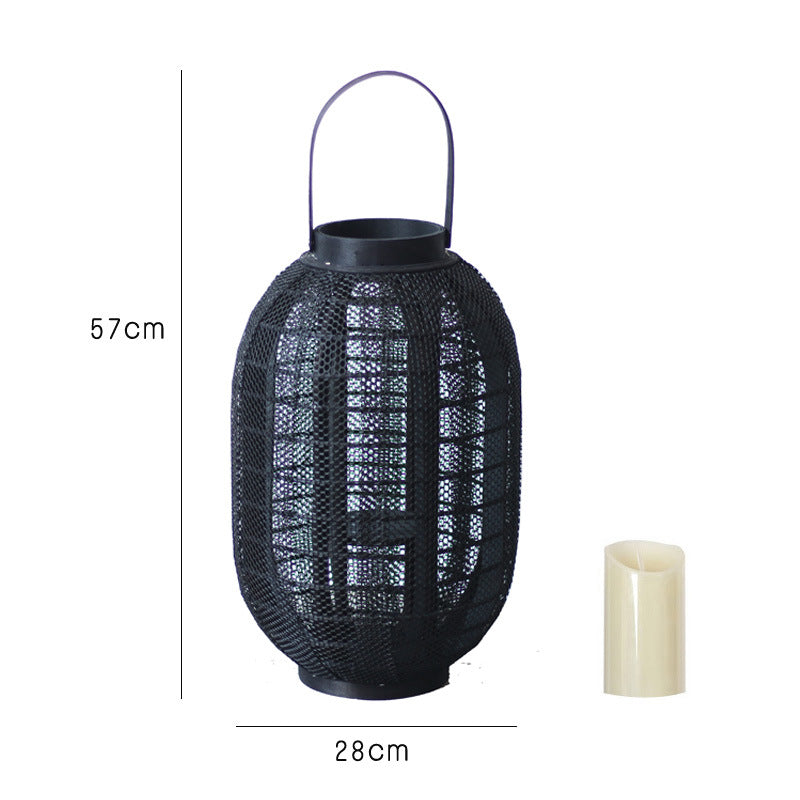 Decorative Metal Lantern with Handle | Kelmera