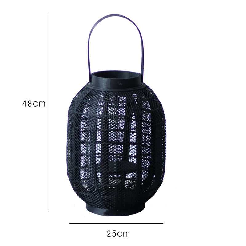 Decorative Metal Lantern with Handle | Kelmera