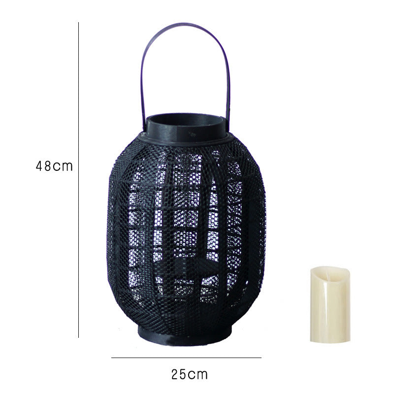 Decorative Metal Lantern with Handle | Kelmera