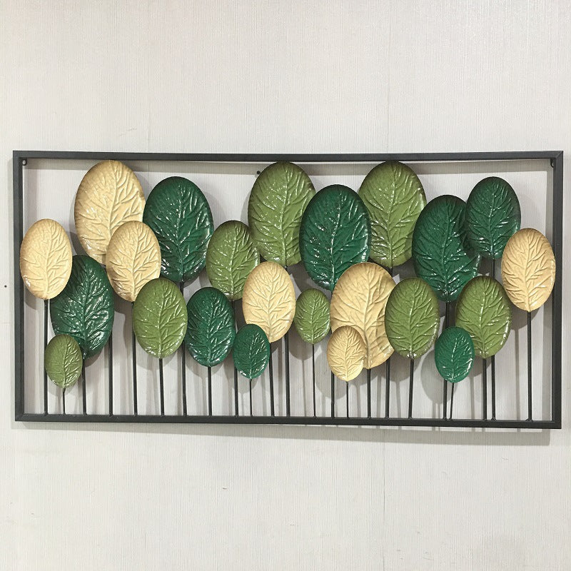 Decorative Metal Leaf Wall Art Panel | Kelmera