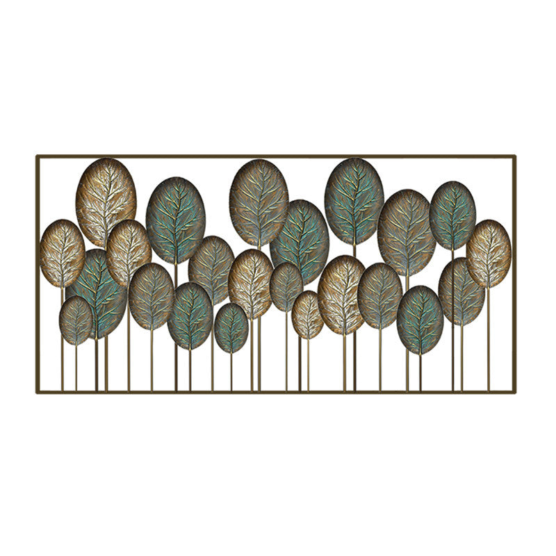 Decorative Metal Leaf Wall Art Panel | Kelmera