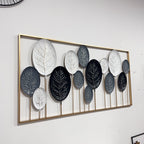 Decorative Metal Leaf Wall Art Sculpture | Kelmera