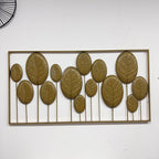 Decorative Metal Leaf Wall Art Sculpture | Kelmera
