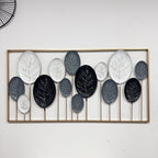 Decorative Metal Leaf Wall Art Sculpture | Kelmera
