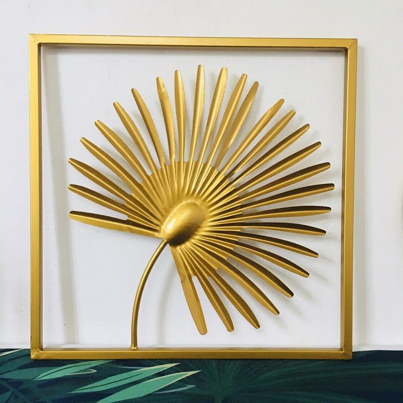 Decorative Metal Palm Leaf Wall Art | Kelmera