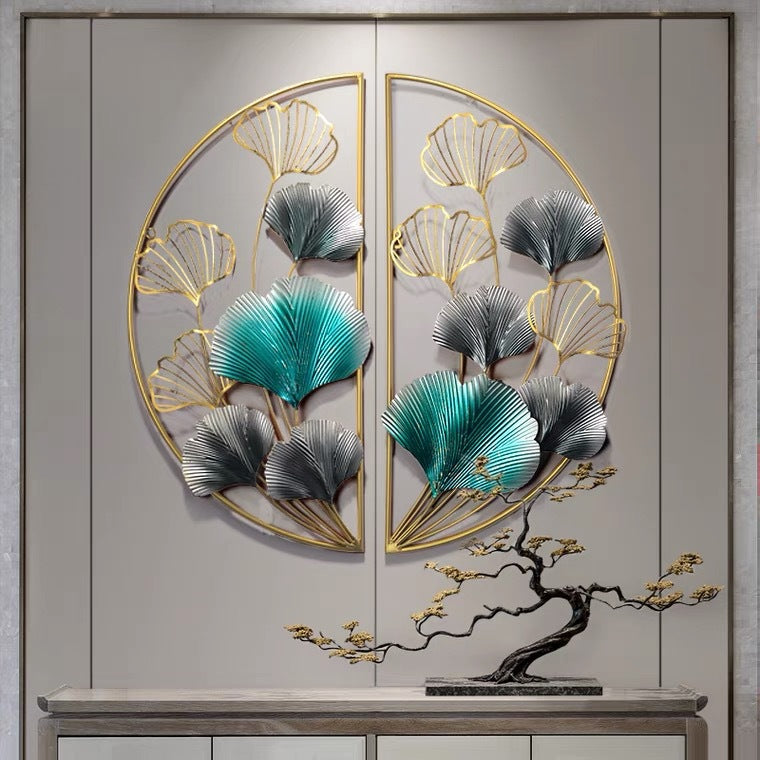 Decorative Metal Wall Art with Floral Design | Kelmera