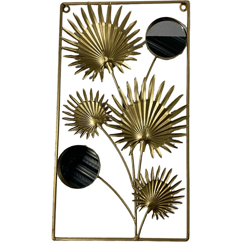 Decorative Metal Wall Art with Leaf Design | Kelmera