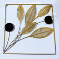 Decorative Metal Wall Art with Leaf Design | Kelmera